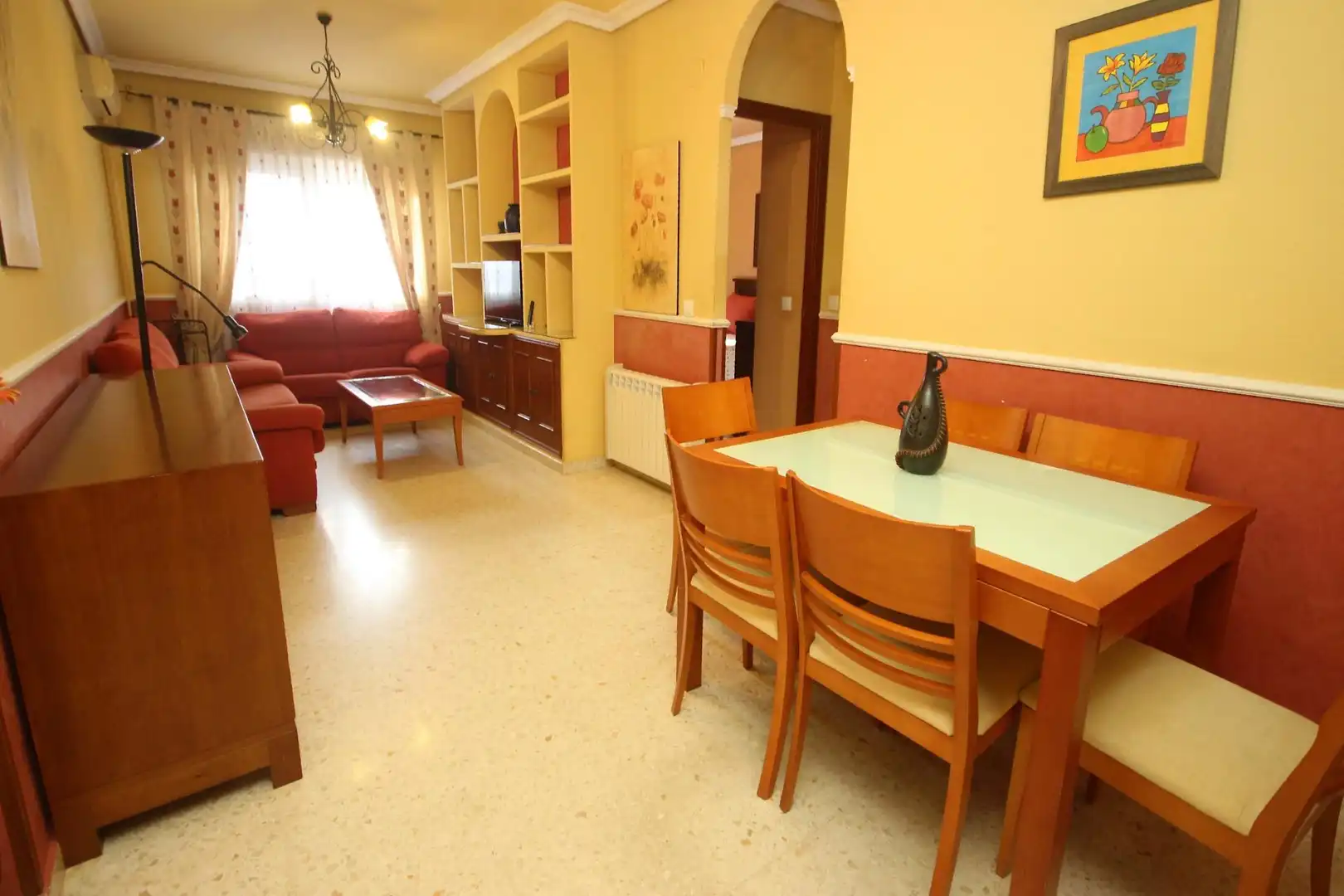 Sala de estar de Piso en venta en Badajoz con Aire acondicionado y Calefacción