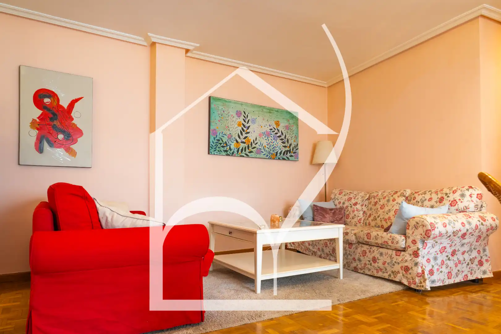Wohnzimmer von Wohnung zum Verkauf in Salamanca mit Heizung und Möbliert