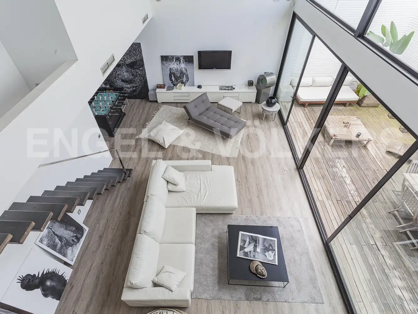 Sala de estar de Loft en venta en Barcelona con Aire acondicionado, Calefacción y Jardín privado