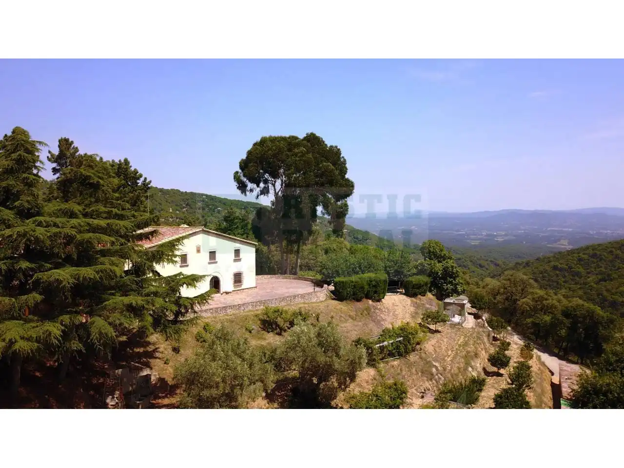 Vista exterior de Finca rústica en venda en Tordera amb Calefacció i Piscina