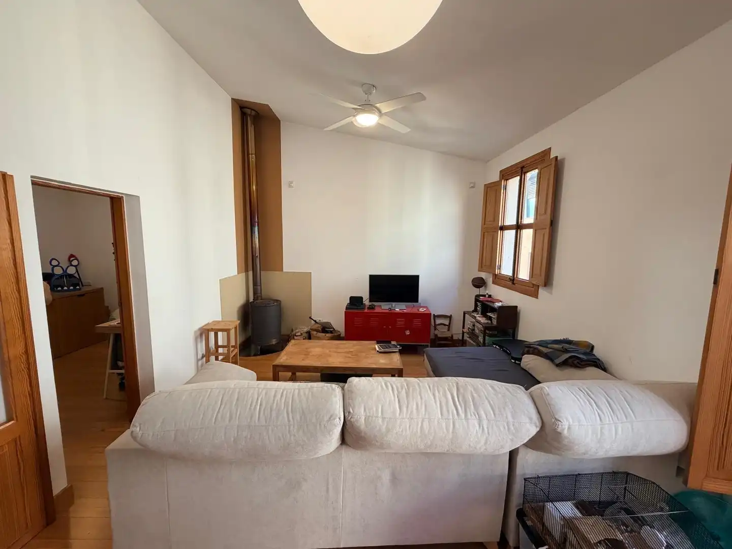 Sala de estar de Ático en venta en  Palma de Mallorca con Calefacción, Parquet y Terraza