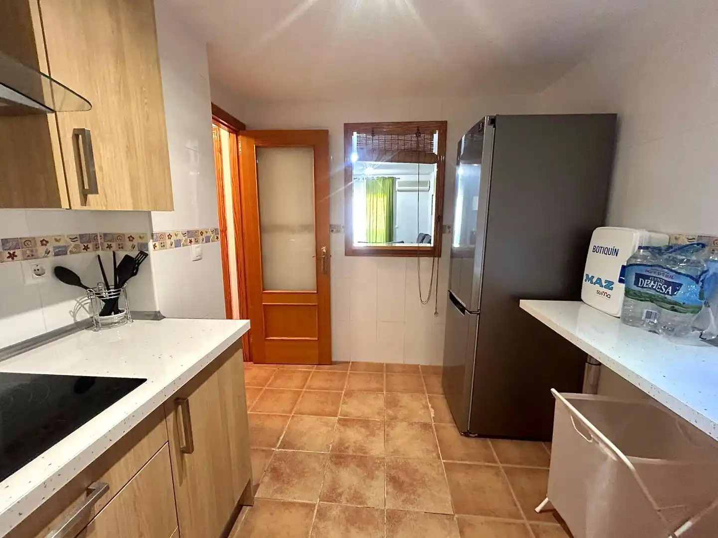 Cocina de Piso en venta en Roquetas de Mar con Terraza, Amueblado y Piscina comunitaria