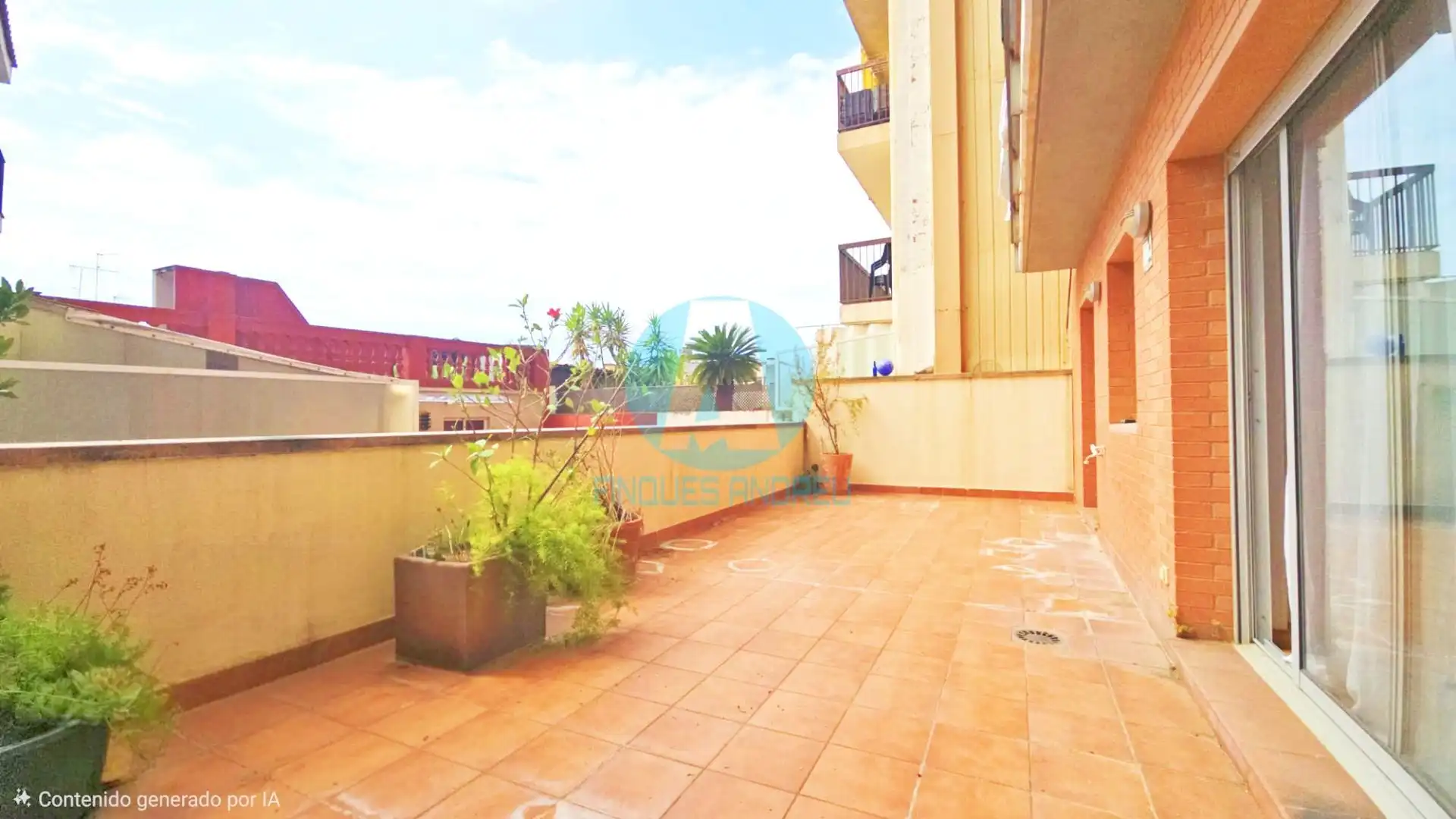 Terrasse von Wohnung zum Verkauf in Mataró mit Klimaanlage, Heizung und Terrasse