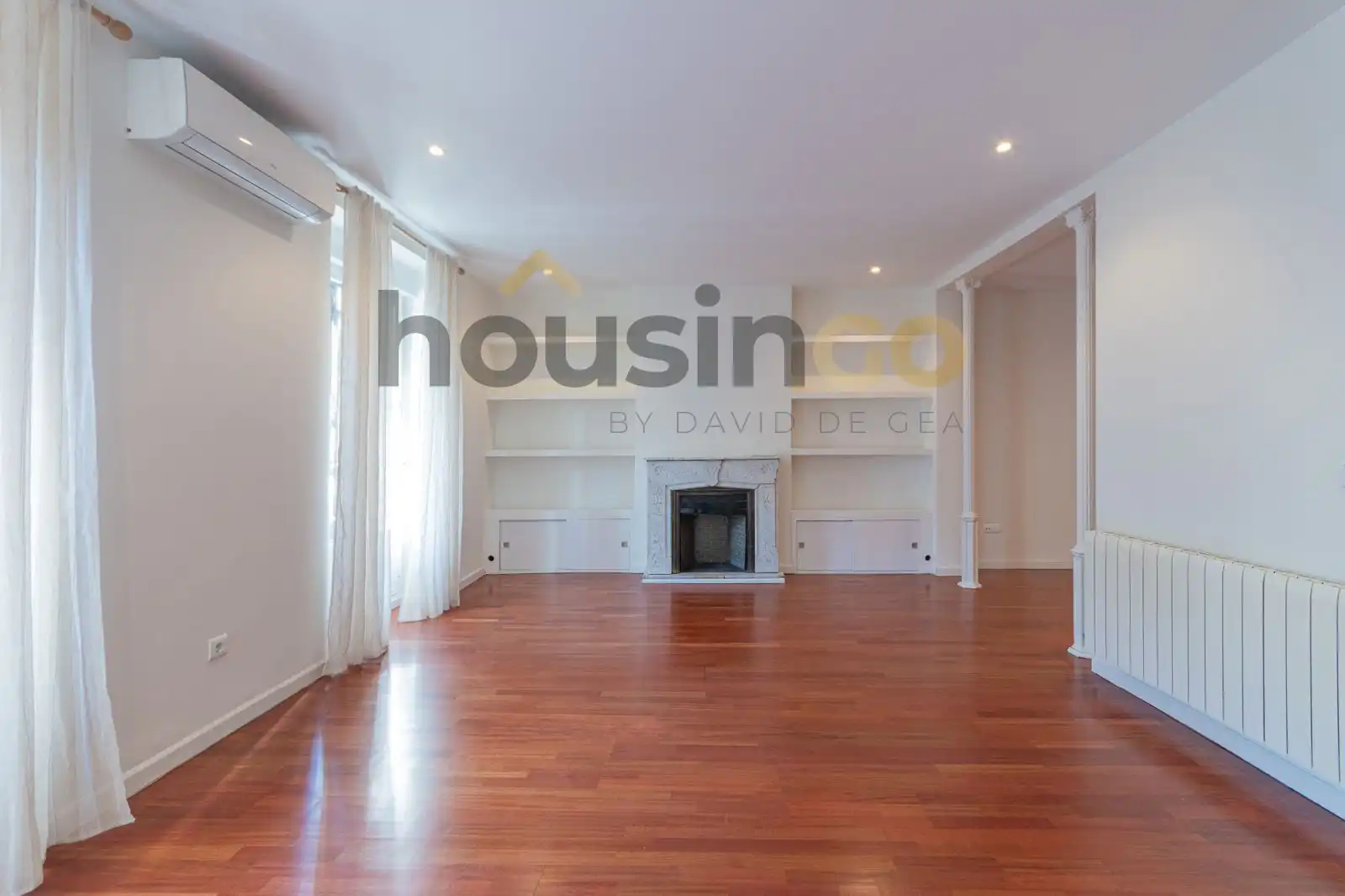 Sala de estar de Piso de alquiler en Barrio de Salamanca