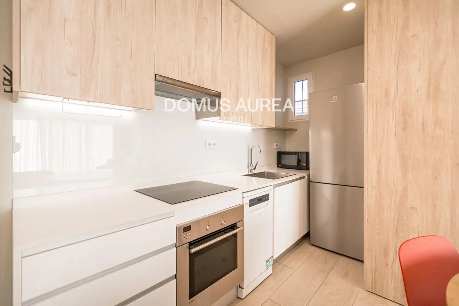 Kitchen of Attic for rent in Madrid  with Air Conditioner, Heating and Terrace