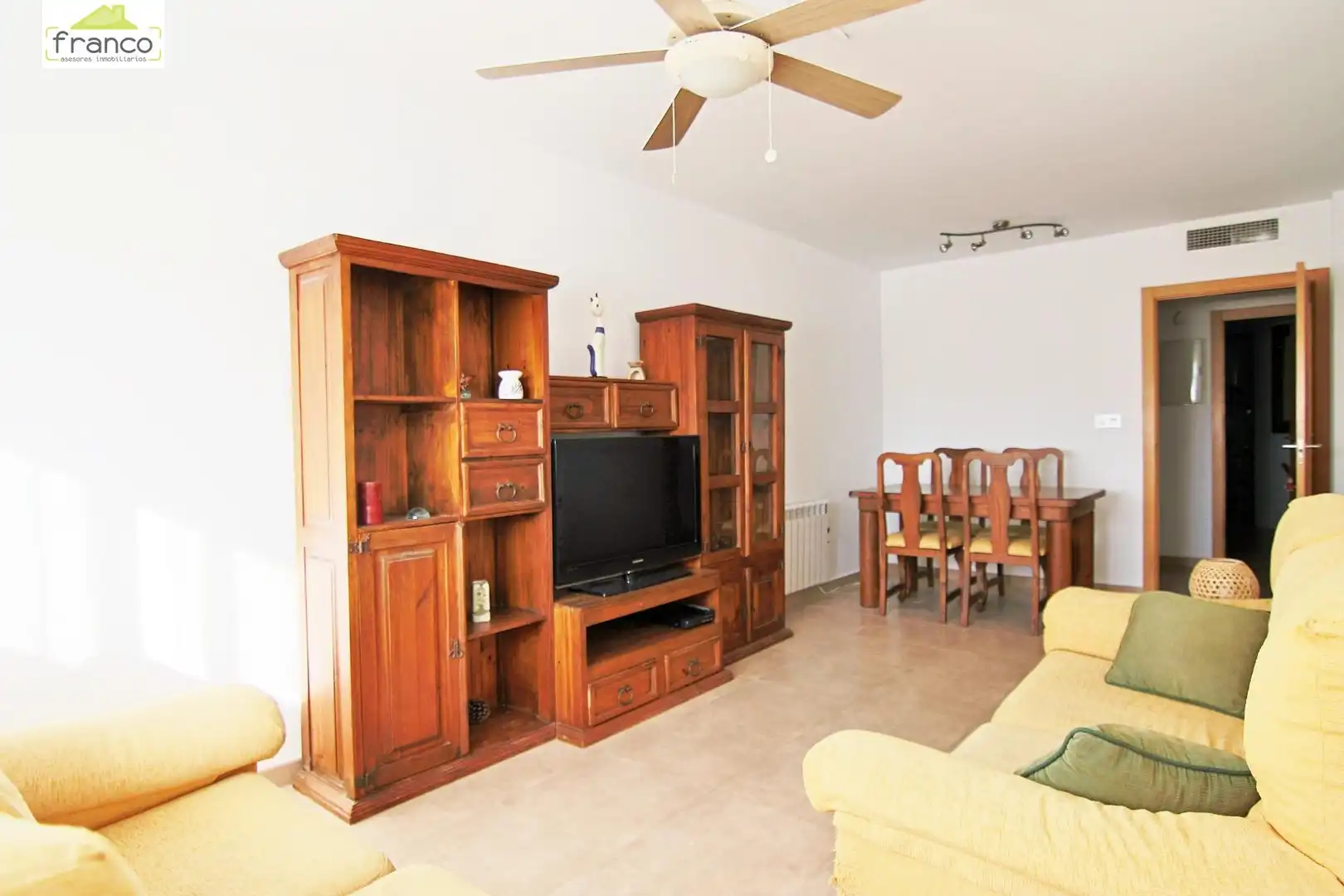 Living room of Apartments for rent in Murcia  with Air Conditioner and Furnished