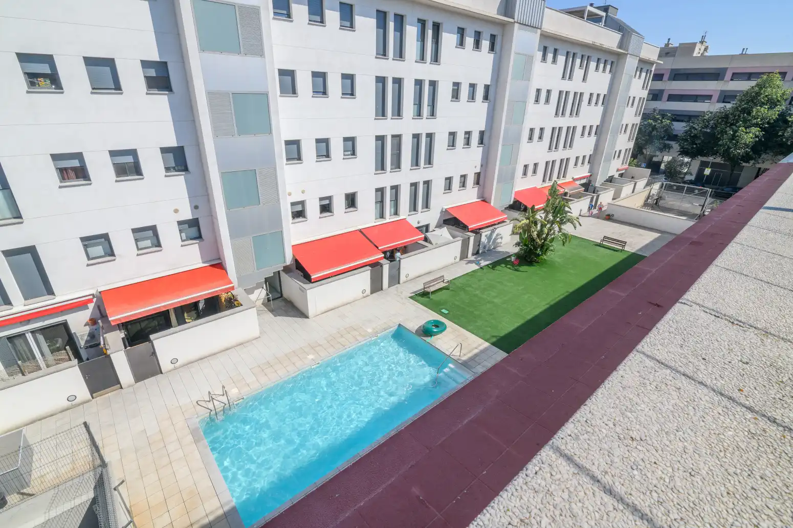 Swimming pool of Flat for sale in Viladecans  with Air Conditioner, Heating and Private garden