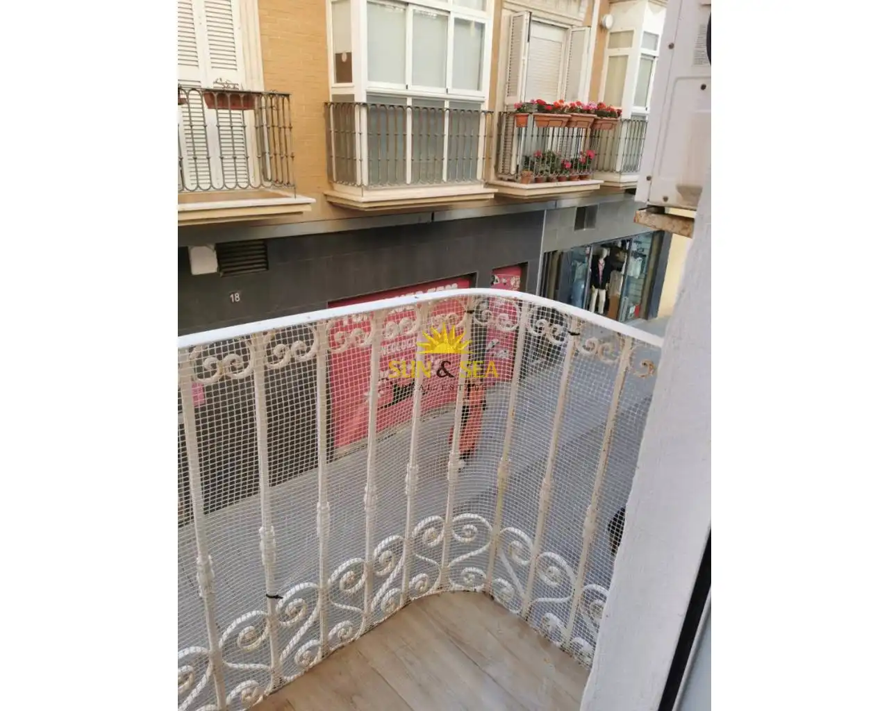 Balcony of Apartments for rent in Cartagena  with Air Conditioner, Heating and Terrace