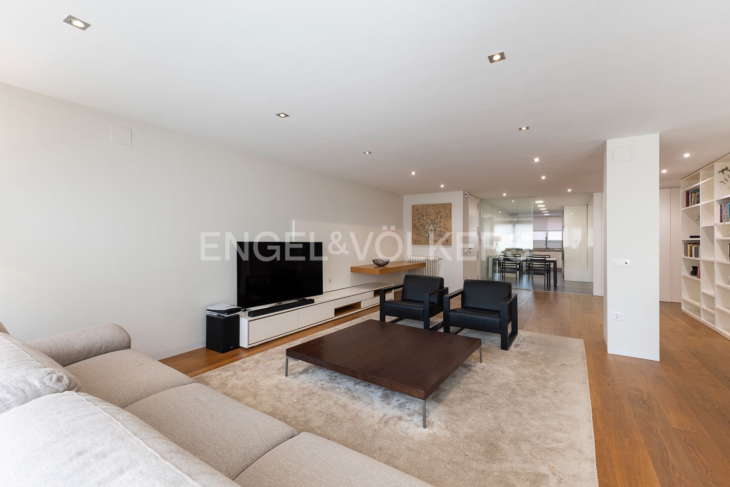 Living room of Apartment for sale in Castellón de la Plana / Castelló de la Plana  with Air Conditioner, Heating and Parquet flooring
