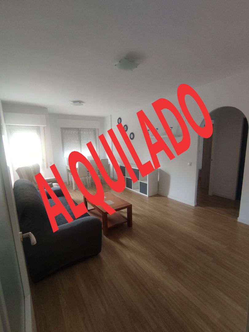 Sala d'estar de Pis de lloguer en Gálvez amb Parquet, Terrassa i Moblat