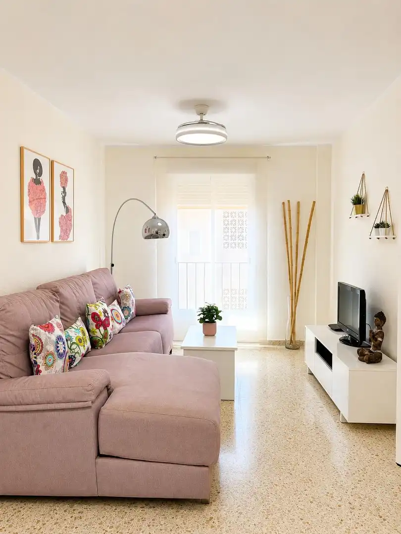 Sala de estar de Ático en venta en Chipiona con Aire acondicionado, Calefacción y Jardín privado