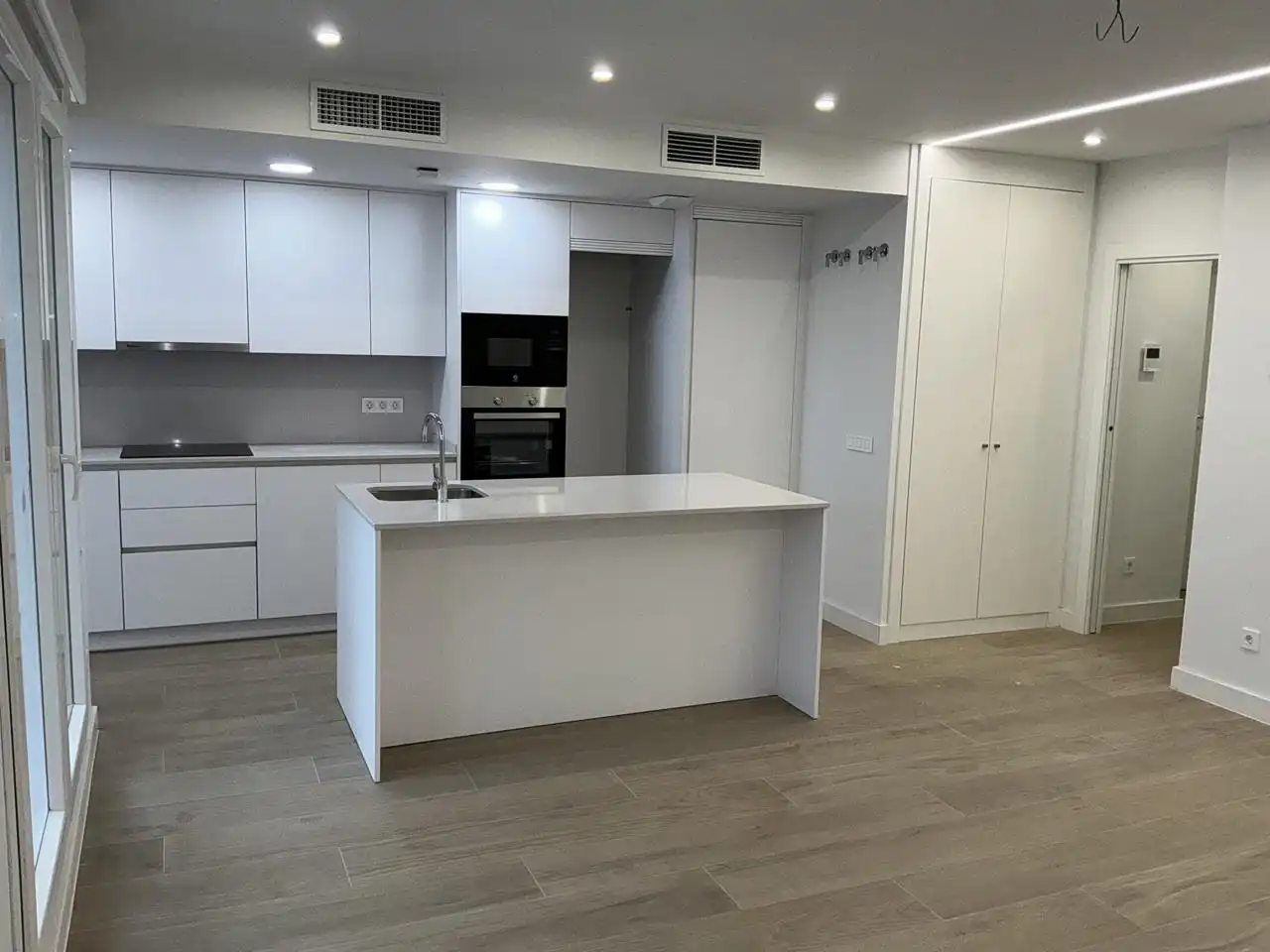 Cocina de Ático de alquiler en Getafe con Aire acondicionado, Calefacción y Terraza