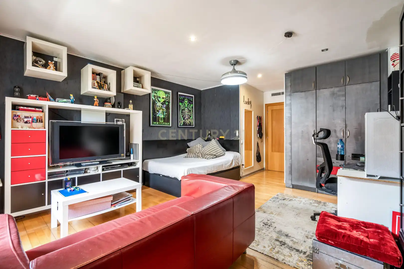 Sala d'estar de Apartament en venda en Sant Joan Despí amb Aire condicionat i Piscina comunitària