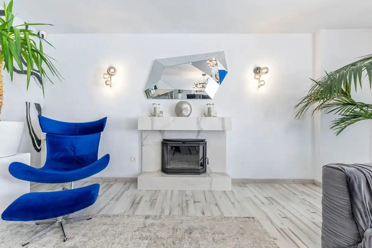 Sala d'estar de Àtic en venda en Alicante / Alacant amb Aire condicionat, Calefacció i Terrassa