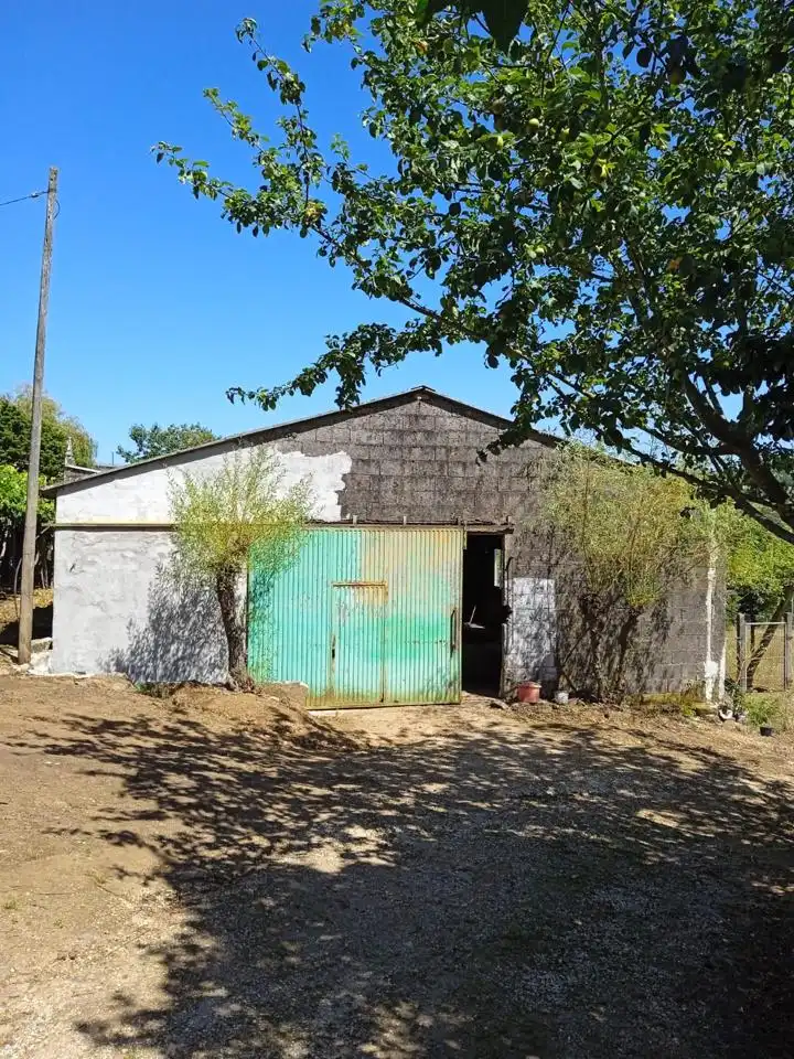 Vista exterior de Finca rústica en venda en Santiago de Compostela 