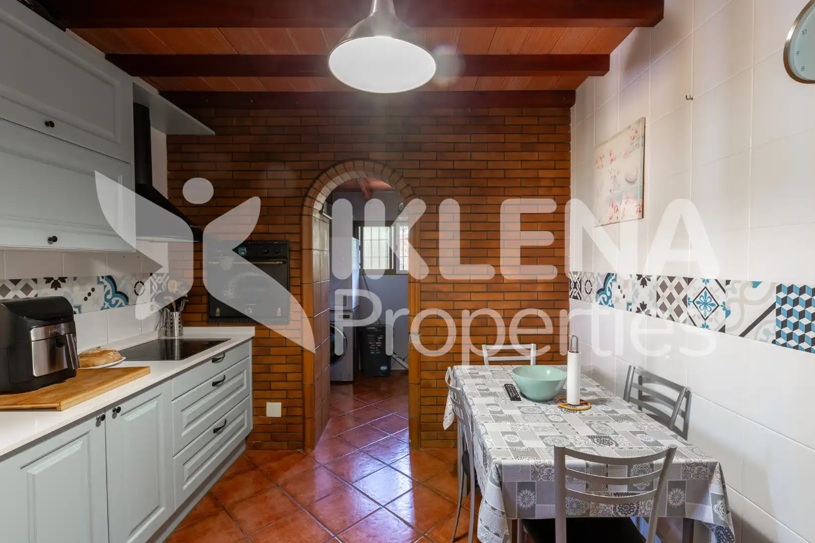 Kitchen of Houses for sale in Roquetas de Mar  with Air Conditioner, Private garden and Parquet flooring
