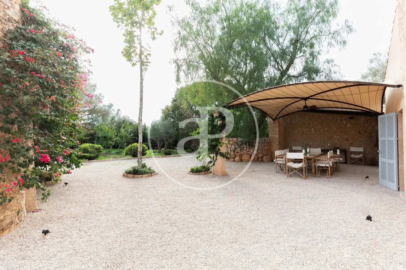 Garden of Houses for rent in Llucmajor  with Air Conditioner, Heating and Private garden
