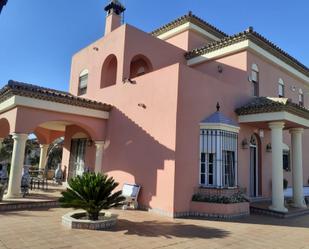 Exterior view of House or chalet for sale in Chiclana de la Frontera  with Air Conditioner, Heating and Private garden