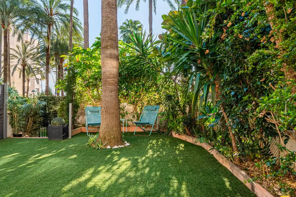 Jardí de Dúplex en venda en  Palma de Mallorca amb Calefacció, Jardí privat i Terrassa
