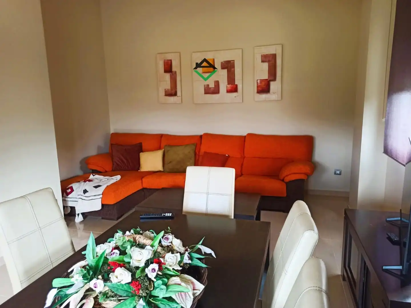 Sala de estar de Casa o chalet en venta en Cangas  con Terraza, Piscina y Amueblado