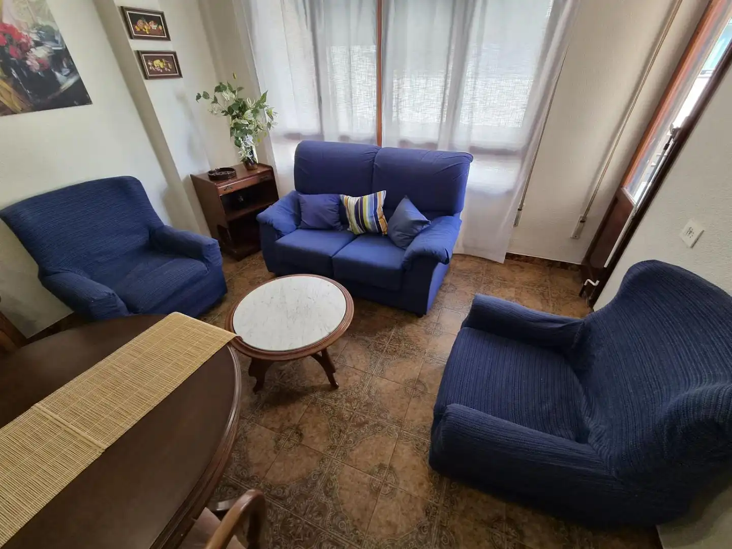 Living room of Flat for rent in Castellón de la Plana / Castelló de la Plana  with Furnished and Balcony
