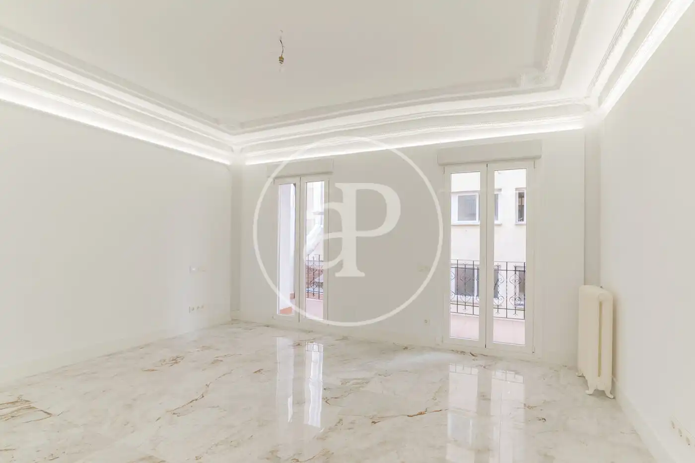 Sala de estar de Piso de alquiler en Madrid con Aire acondicionado, Calefacción y Terraza