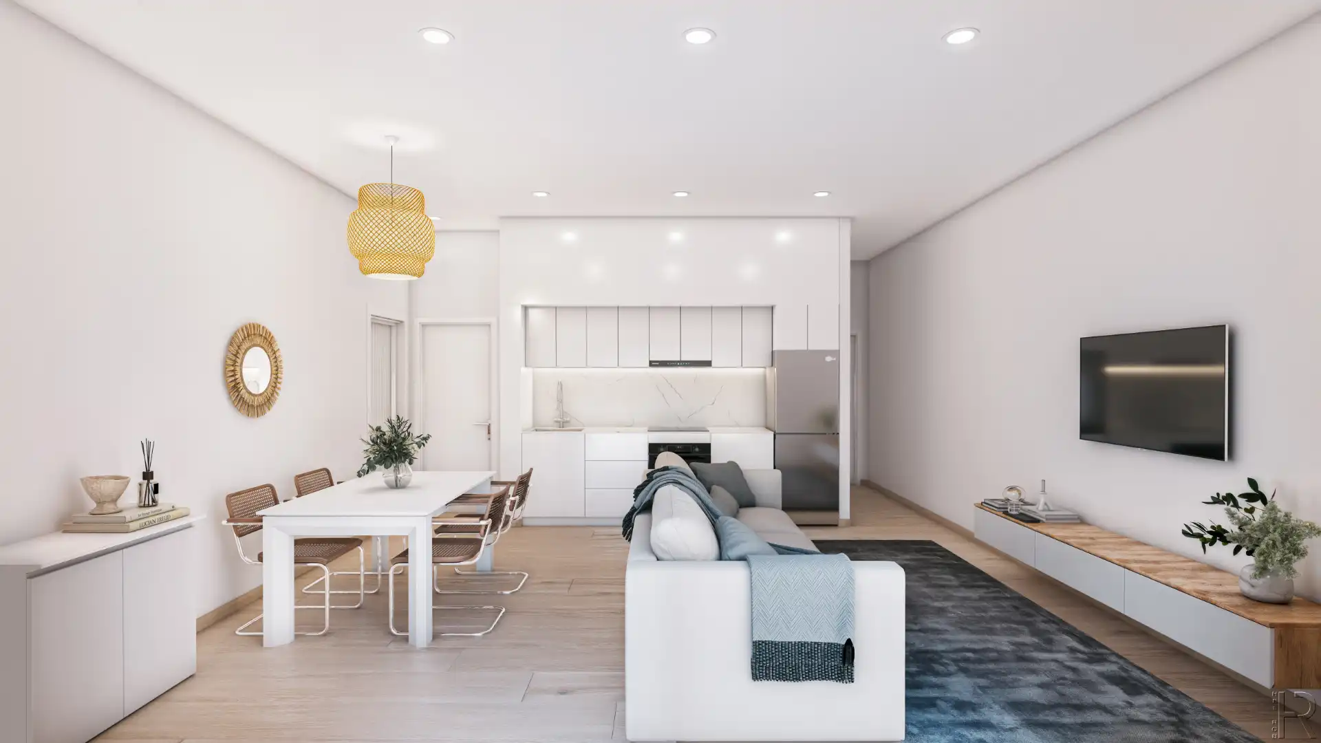 Sala d'estar de Casa o xalet en venda en Mogente / Moixent amb Aire condicionat, Terrassa i Piscina comunitària