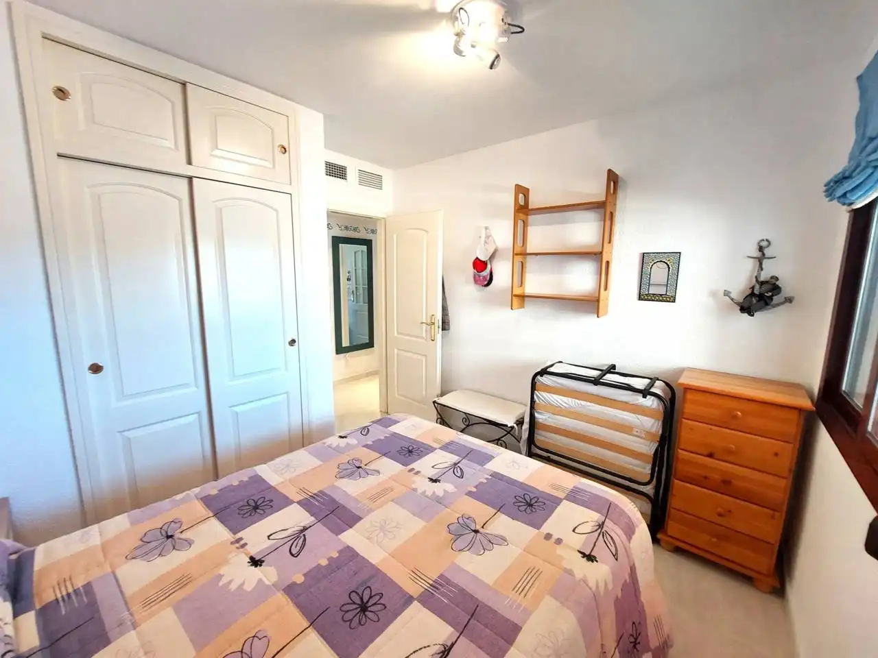 Schlafzimmer von Wohnung zum Verkauf in Calpe / Calp mit Klimaanlage, Terrasse und Möbliert
