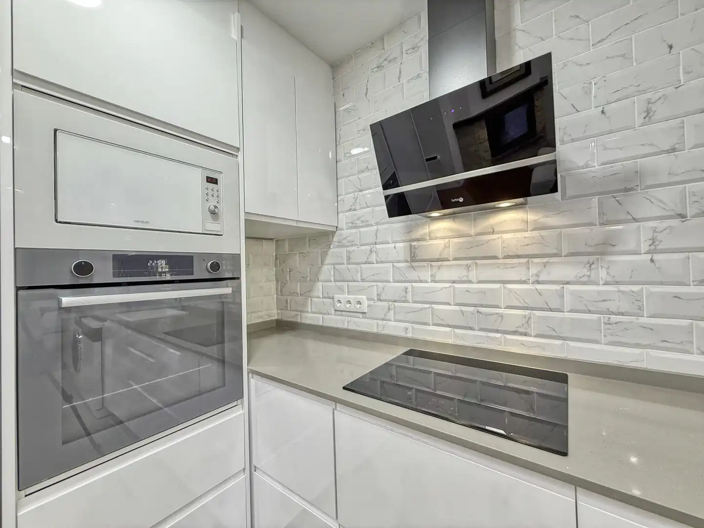 Cocina de Dúplex en venta en Alcalá de la Selva con Calefacción y Terraza