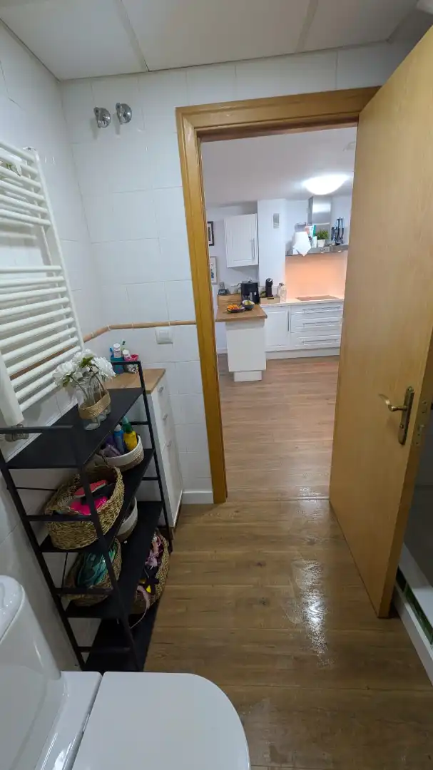 Cocina de Casa adosada en venta en La Pobla de Vallbona con Aire acondicionado, Calefacción y Jardín privado