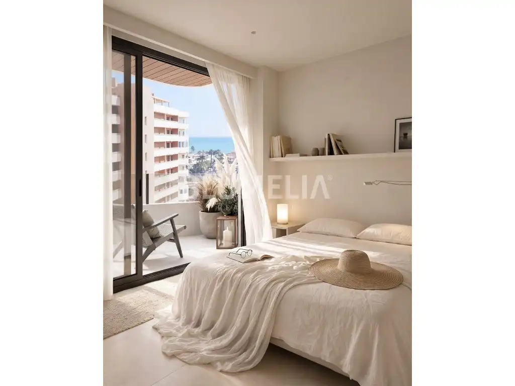 Habitación de Apartamento en venta en Calpe / Calp con Aire acondicionado, Calefacción y Jardín privado