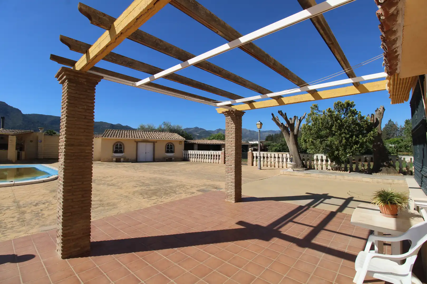 Terrasse von Country house zum Verkauf in Alhaurín de la Torre mit Klimaanlage, Heizung und Privatgarten