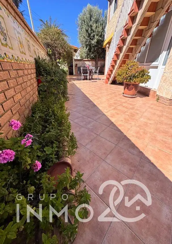 Terraza de Casa adosada en venta en Sueca con Aire acondicionado, Calefacción y Jardín privado