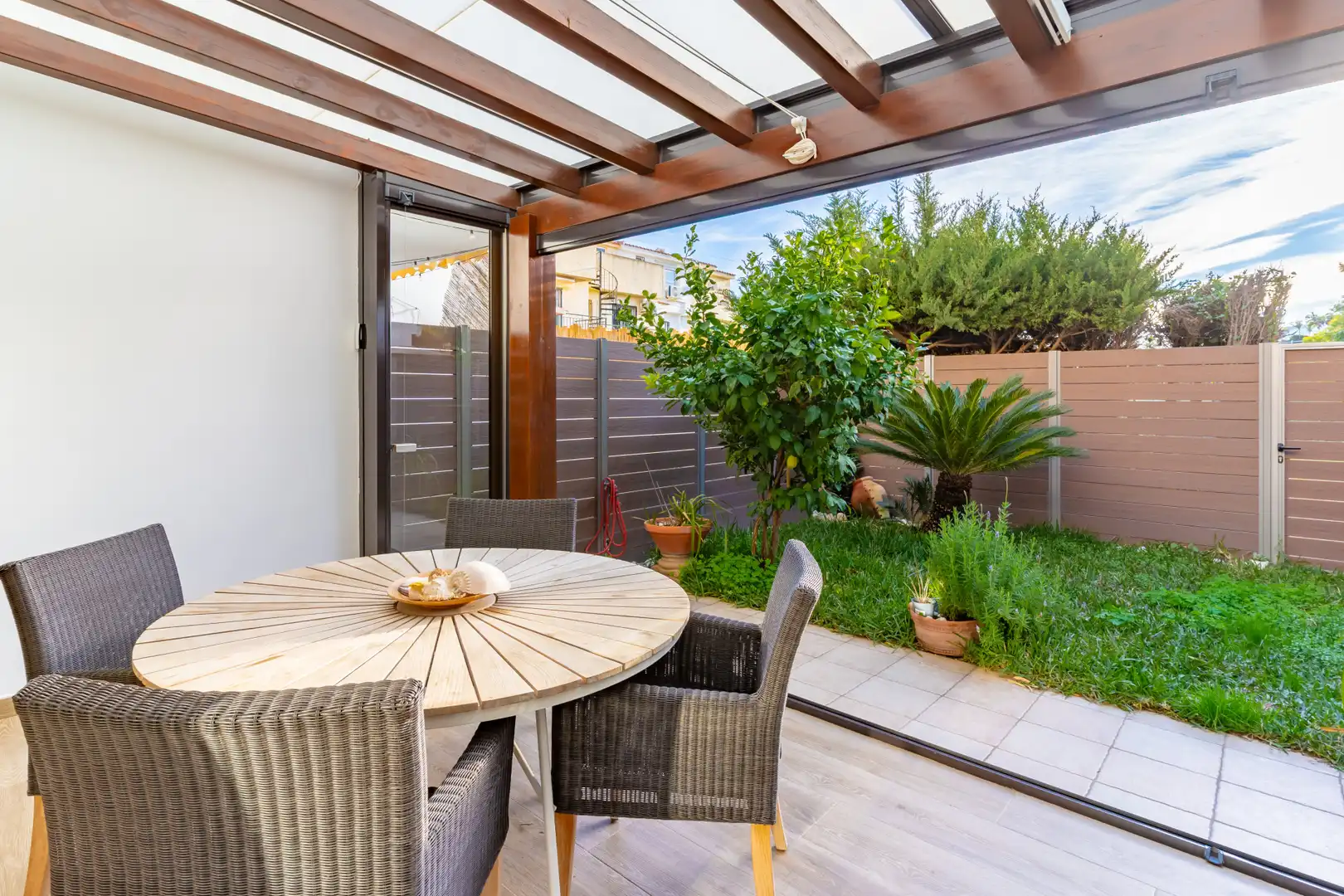 Terrace of Detached homes for sale in Benalmádena  with Air Conditioner, Private garden and Terrace