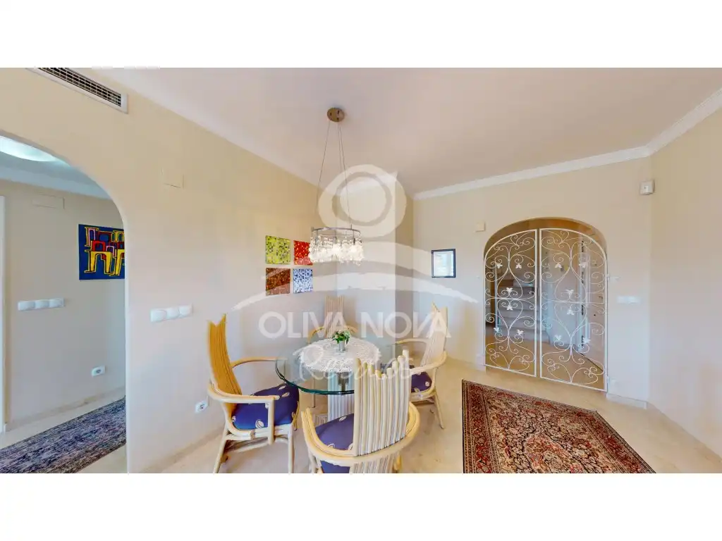 Dining room of Attic for sale in Oliva  with Terrace, Swimming Pool and Furnished