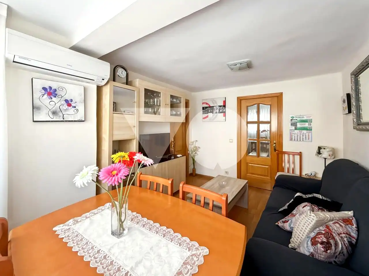 Wohnzimmer von Wohnung zum Verkauf in Madrid mit Klimaanlage und Heizung