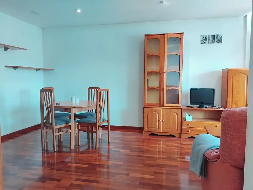 Living room of Duplexes for sale in A Coruña Capital   with Heating, Parquet flooring and Terrace