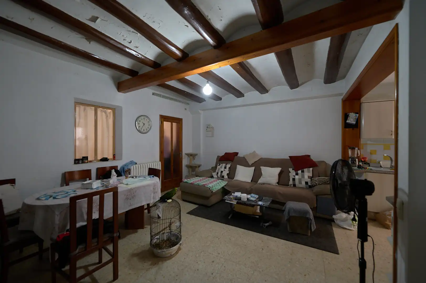 Sala de estar de Casa adosada en venta en Sentmenat con Calefacción, Jardín privado y Horno