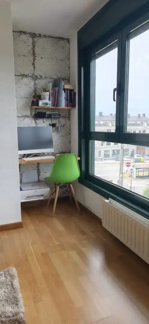 Balcony of Flat for sale in Boqueixón  with Parquet flooring, Storage room and Furnished