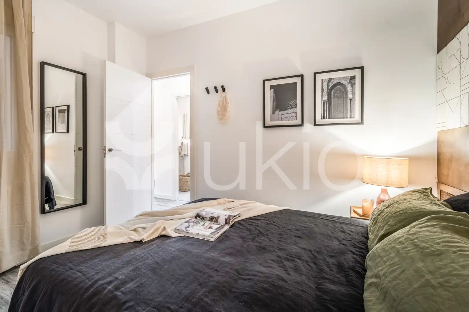 Habitación de Apartamento de alquiler en Madrid con Aire acondicionado, Calefacción y Terraza