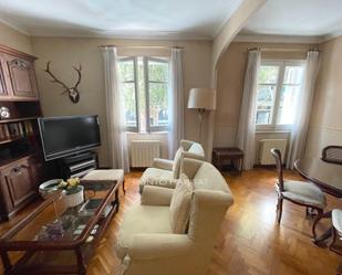 Living room of Flat to rent in  Barcelona Capital  with Air Conditioner and Heating