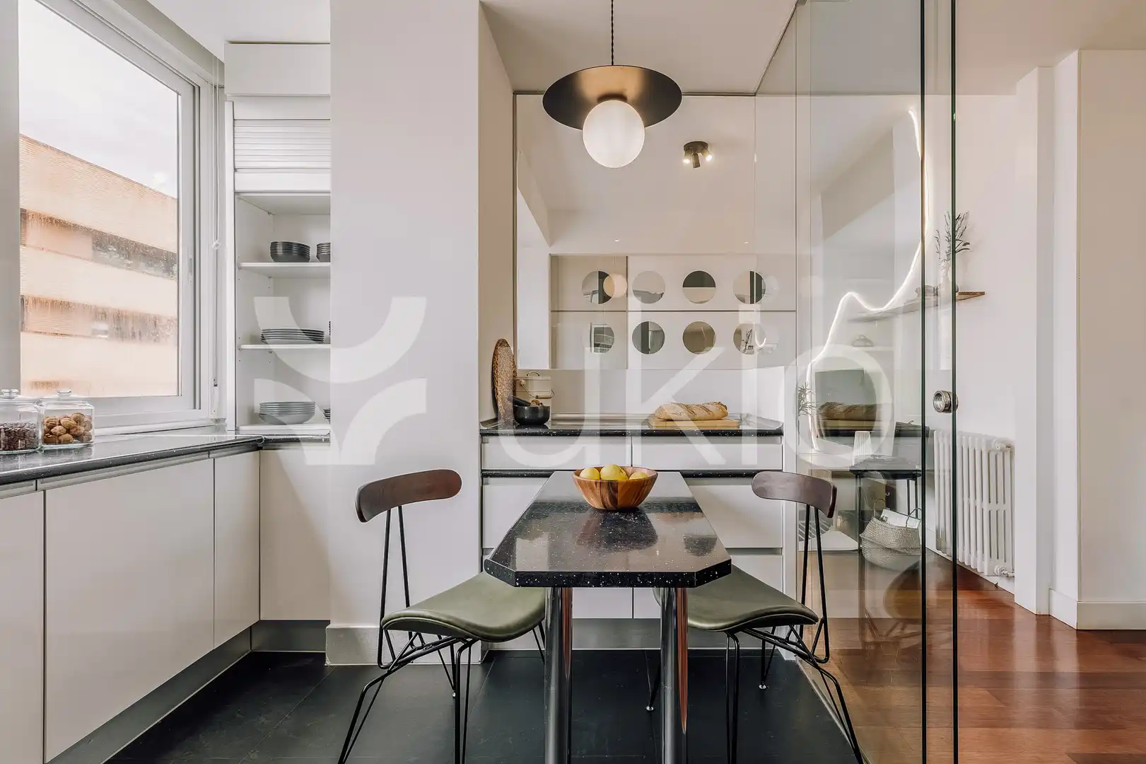 Cocina de Apartamento de alquiler en Chamartín