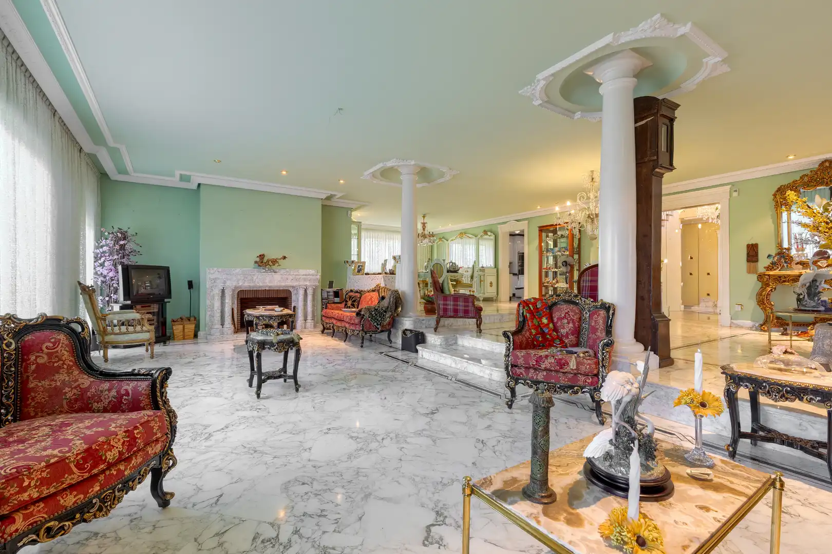 Sala de estar de Casa o chalet en venta en Villalbilla con Aire acondicionado, Calefacción y Jardín privado