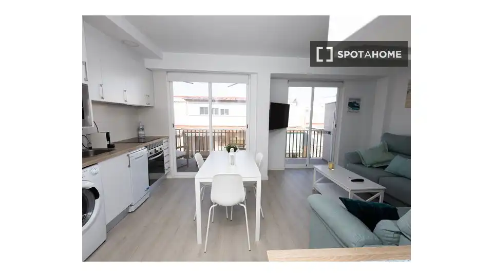 Bedroom of Flat for rent in Sueca  with Air Conditioner, Heating and Furnished