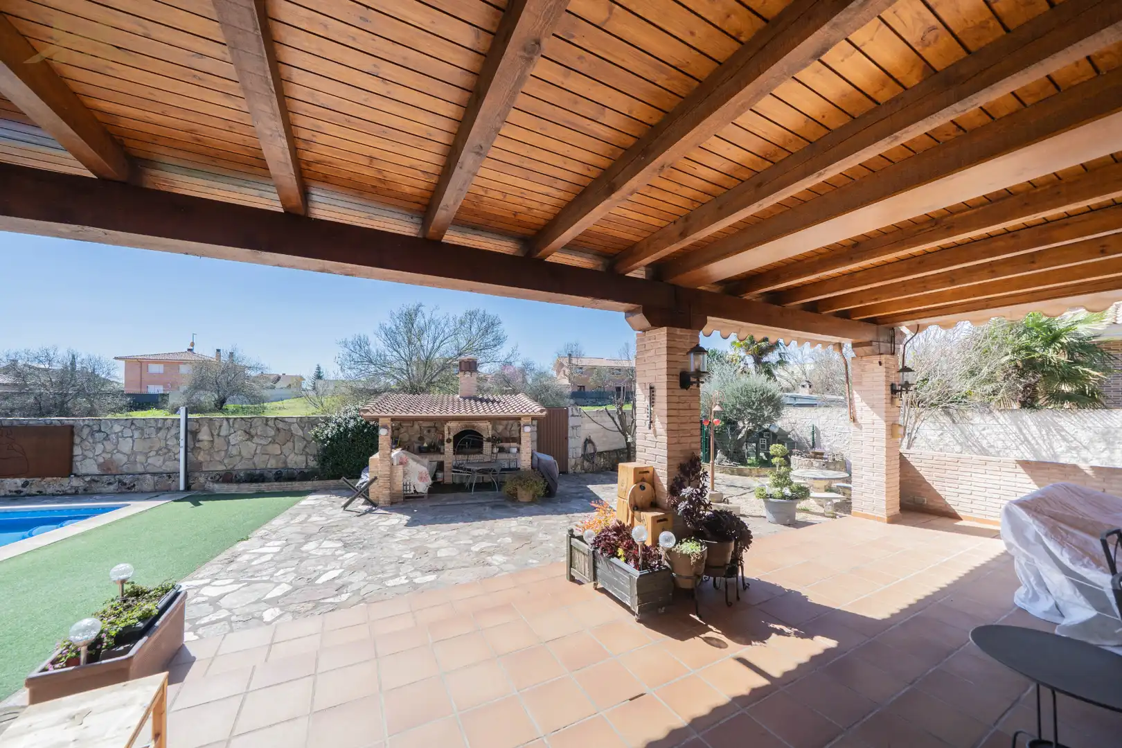 Terrassa de Casa o xalet en venda en Soto del Real amb Calefacció, Jardí privat i Traster