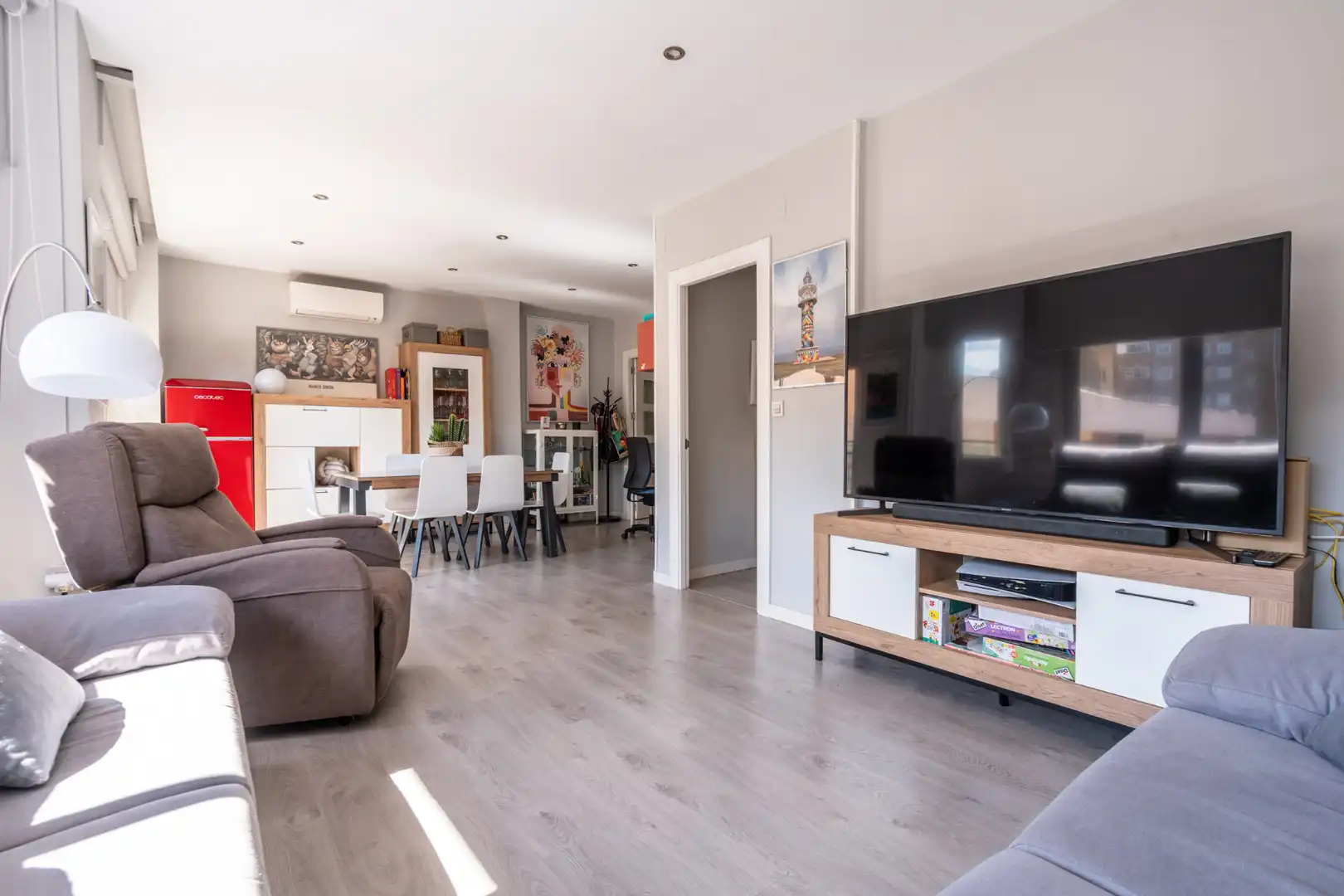 Sala de estar de Piso en venta en Albacete con Aire acondicionado, Calefacción y Terraza