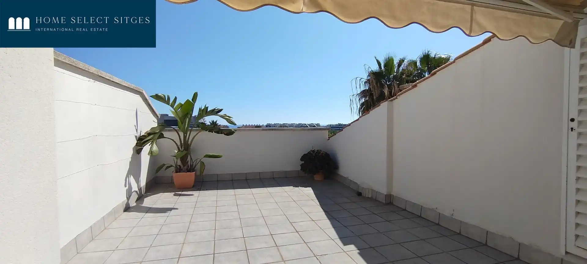 Terrassa de Casa adosada en venda en Sitges amb Aire condicionat, Calefacció i Parquet