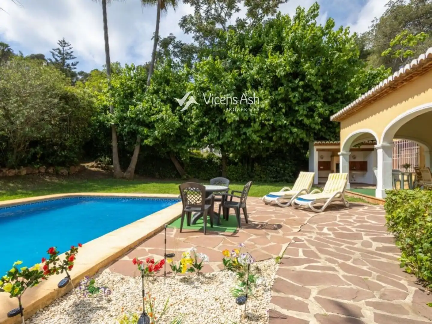 Jardí de Casa o xalet en venda en Jávea / Xàbia amb Aire condicionat, Terrassa i Traster