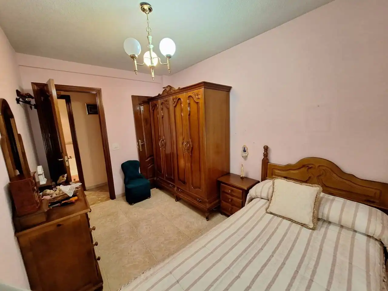Schlafzimmer von Wohnung zum Verkauf in Fuenlabrada mit Klimaanlage, Heizung und Terrasse