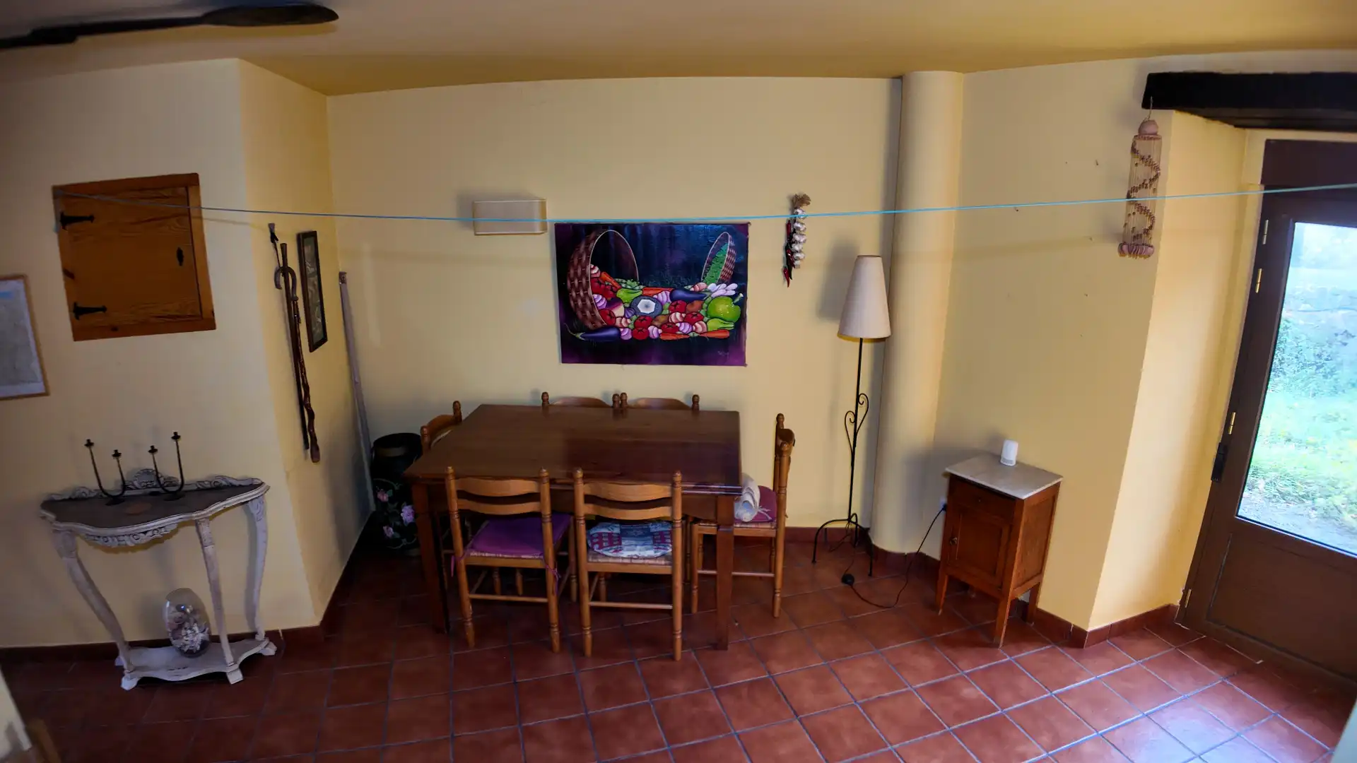 Menjador de Finca rústica en venda en Pomar de Valdivia amb Parquet i Moblat